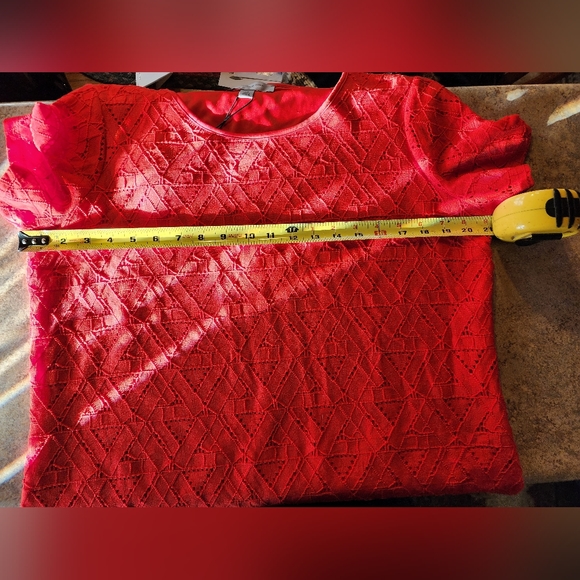 NEW Marc New York Short Sleeve Blouse Size L - Picture 7 of 7